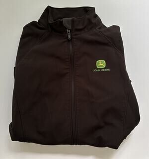 John Deere Dri-Duck DDX Motion Softshell Jacket Ladies Medium Black EUC Country